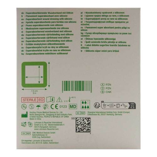 Vliwasorb sensitive 10x20 cm superabsorb.Wundverband  - 2