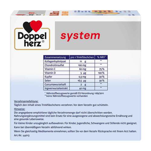 Doppelherz Kollagen 11.000 Curcuma + Ingwer System Trinkampullen - 5