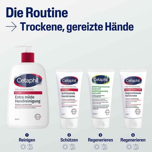 Cetaphil Pro Itch Control Clean extra milde Handreinigung  - 6