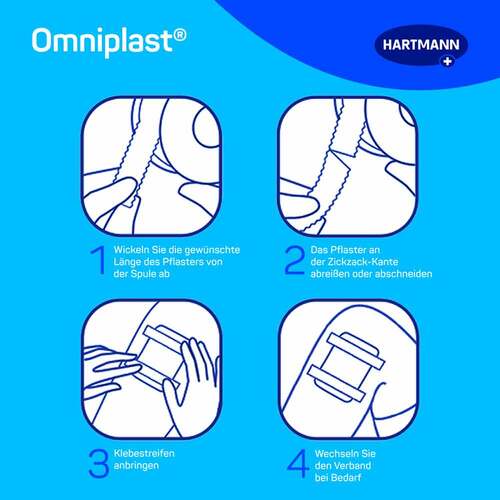 omniplast® Selbstklebendes Textilband 2,5 cm x 5 m - 4