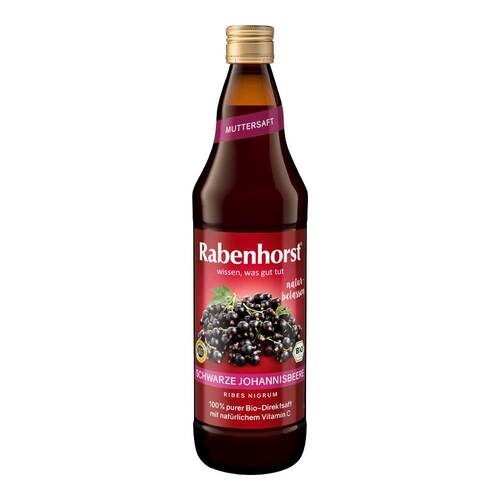 Rabenhorst schwarzer Johannisbeer Bio Muttersaft - 1