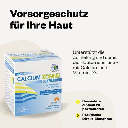 Calcium Sonne 500 Direkt Portionssticks - 2