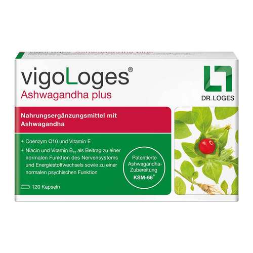 Vigologes Ashwagandha plus Kapseln - 1