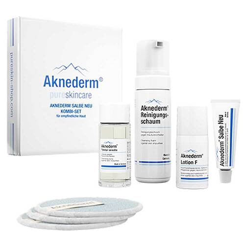 Aknederm Salbe Neu Kombiset f&uuml;r empfindliche Haut - 1