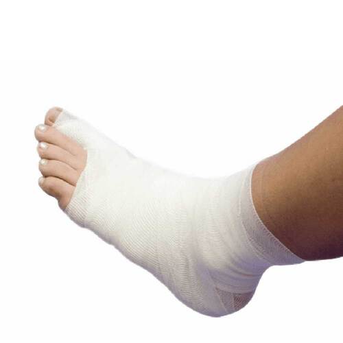 Elastische Fixierbinde 4 cmx4 m Salva Mullelast - 1