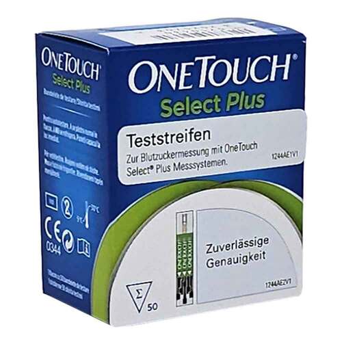 One Touch Select Plus Blutzucker Teststreifen - 1