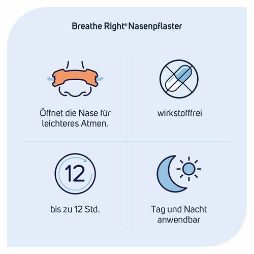 Besser Atmen Breathe Right® Nasenpflaster normal beige - 6