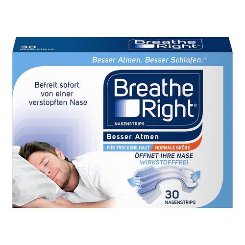 Besser Atmen Breathe Right® Nasenpflaster normal transparent  - 1