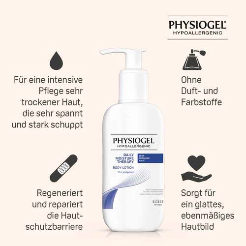 Physiogel Daily Moisture Therapy f&uuml;r sehr trockene Haut Lotion - 3