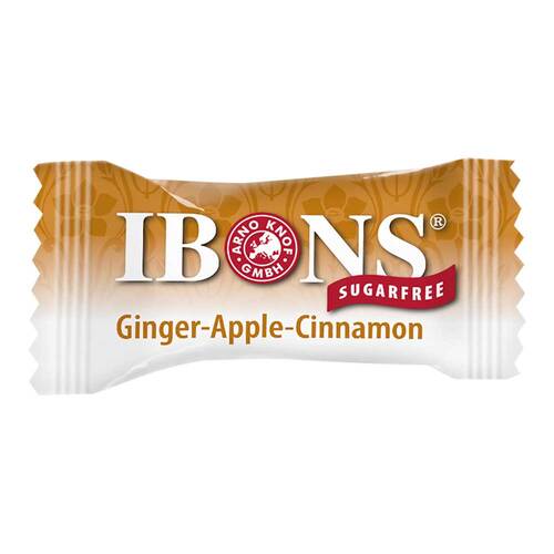 Ibons Ingwer Apfel Zimt ohne Zucker T&uuml;te Lutschbonbons  - 3