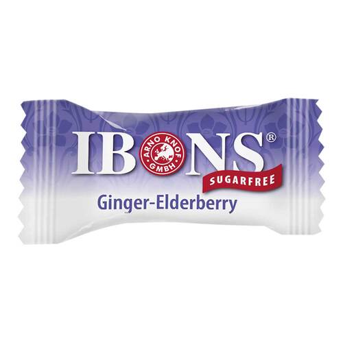 Ibons Ingwer Holunder ohne Zucker T&uuml;te Lutschbonbons - 3