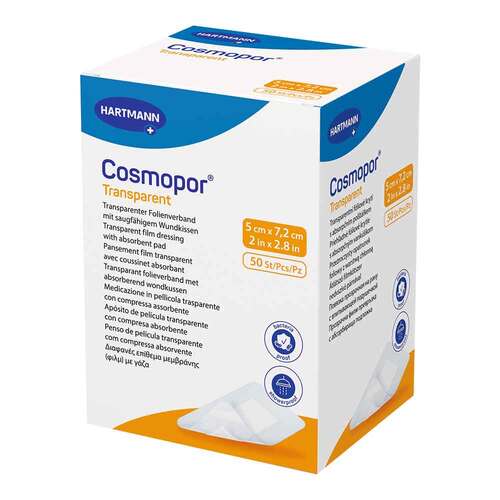 Cosmopor transparent Folienverband 5x7,2 cm steril - 1