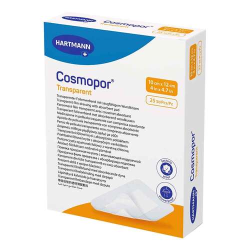 Cosmopor transparent Folienverband 10x12 cm steril - 1