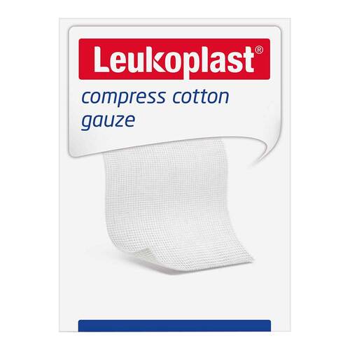 Leukoplast compress Cotton Gauze st.5x5cm 12f - 1