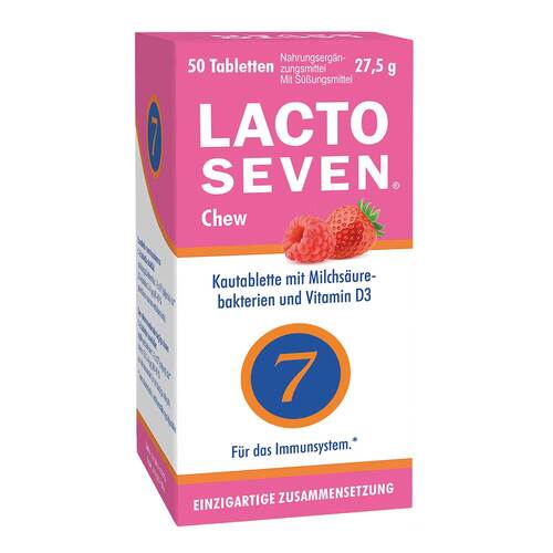Lacto Seven Chew laktose-, gluten-, zuckerfreie Kautabletten - 1