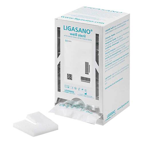 Ligasano wei&szlig; Verband 2x5x5 cm steril Spb - 1