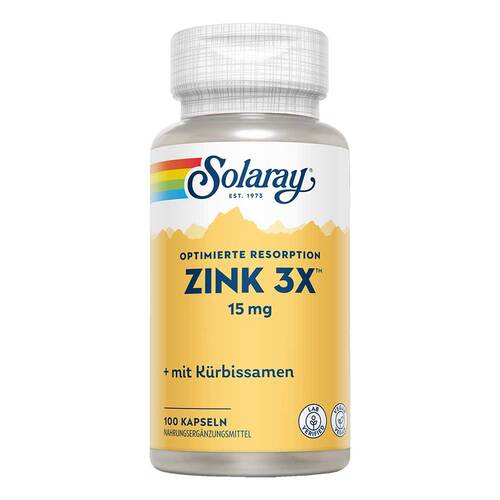 Zink 3X 15 mg Kapseln - 1