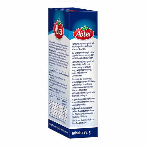 Abtei Magnesium Calcium + D + K Tabletten - 3