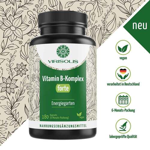 Virisolis Vitamin B-Komplex Forte 6-Mon.vegan Kapseln  - 3