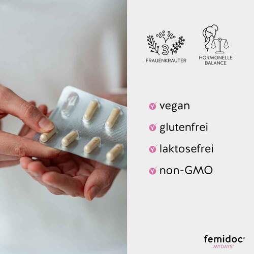 Femidoc Mydays f&uuml;r die Menstruation Kapseln - 4