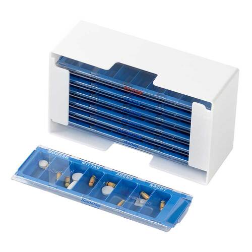 Melipul Mehrweg-Medikamenten-Dosierer XL-8 blau - 1