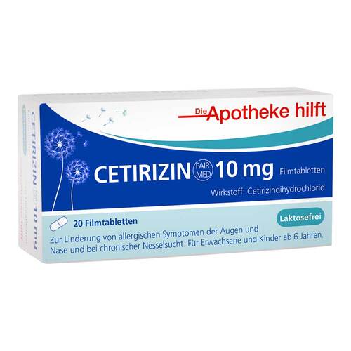 Cetirizin Fair-Med Healthcare 10 mg Filmtabletten - 1