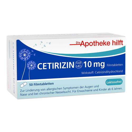 Cetirizin Fair-Med Healthcare 10 mg Filmtabletten - 1