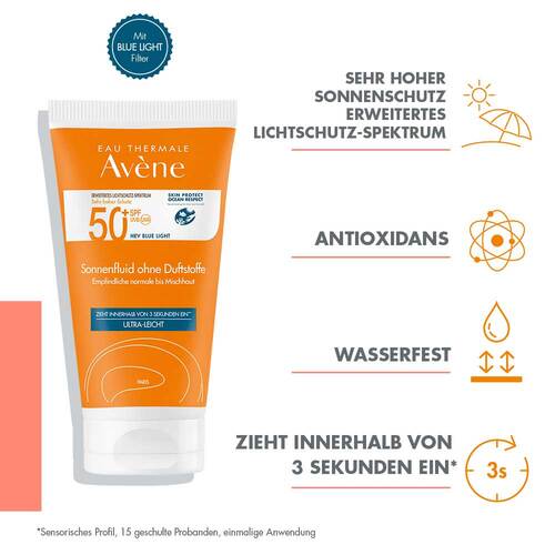 Avene Sonnenfluid SPF 50 + ohne Duftstoffe - 2