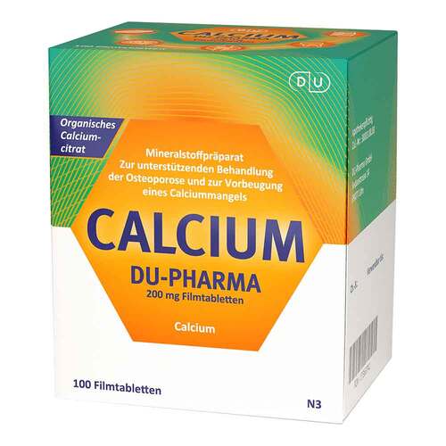 Calcium DU-Pharma 200 mg Filmtabletten - 1