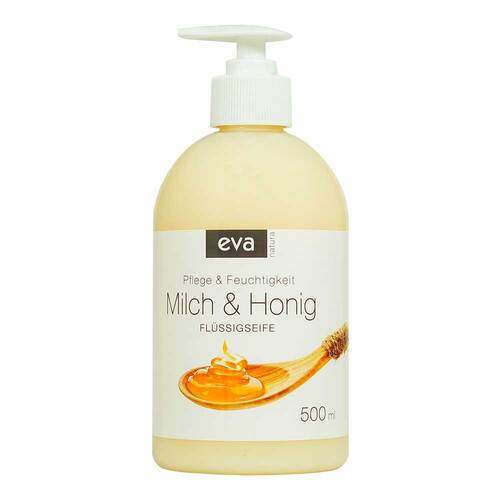 Eva Natura cremige Fl&uuml;ssigseife Milch + Honig - 1