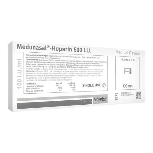 Medunasal-Heparin 500 I.U. Ampullen - 1