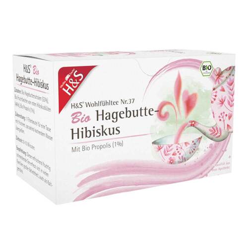 H&S Bio Hagebutte-Hibiskus Filterbeutel - 1
