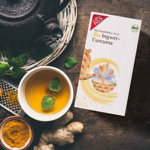 H&S Bio Ingwer-Curcuma Filterbeutel - 3