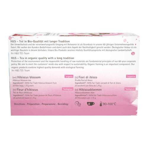 H&S Bio Hibiskusbl&uuml;te Filterbeutel - 2