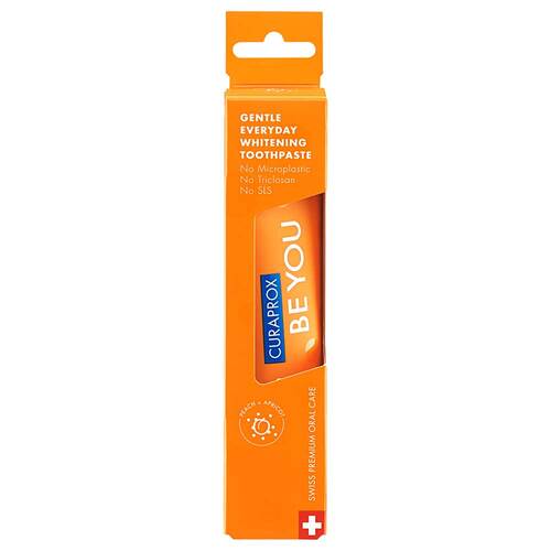 Curaprox be you Zahnpasta Pfirsich + Aprikose orange - 1