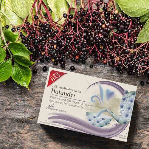 H&S Holunder mit Vitamin C und Zink Filterbeutel - 3