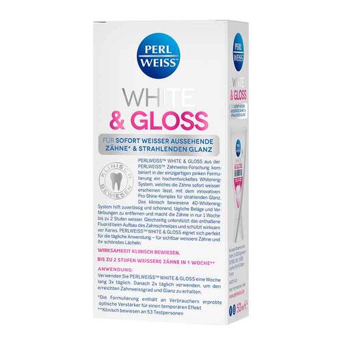 Perlweiss White &amp; Gloss Zahncreme - 3