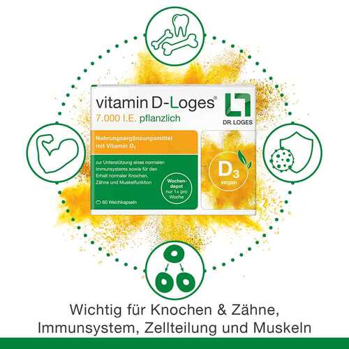 Vitamin D-Loges 7.000 I.E. pflanzlich Wochendepot - 4