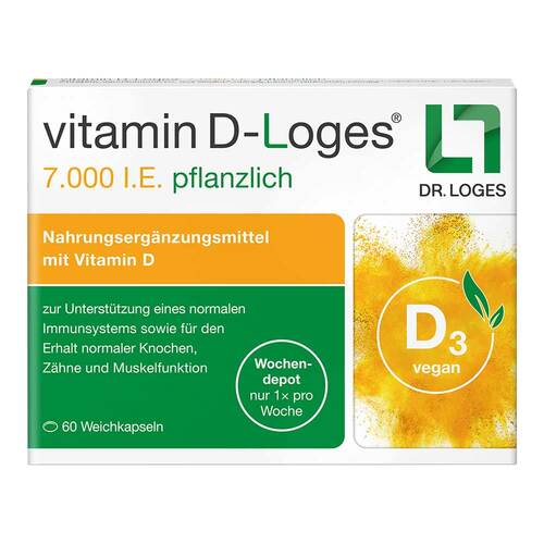 Vitamin D-Loges 7.000 I.E. pflanzlich Wochendepot - 1