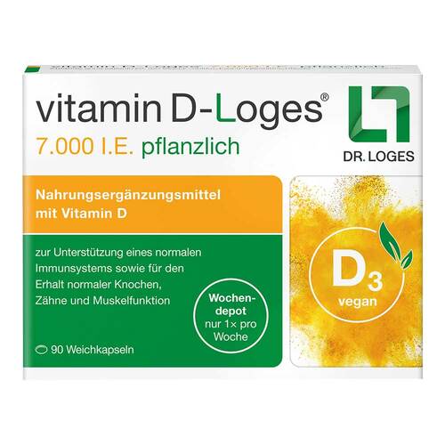 Vitamin D-Loges 7.000 I.E. pflanzlich Wochendepot - 1