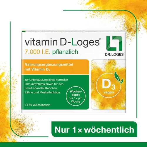 Vitamin D-Loges 7.000 I.E. pflanzlich Wochendepot - 2