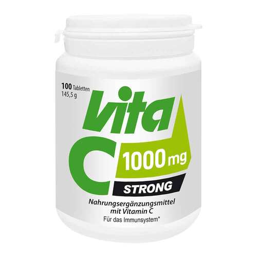 Vita C Strong 1000 mg laktosefrei glutenfrei veg.Tabletten  - 1
