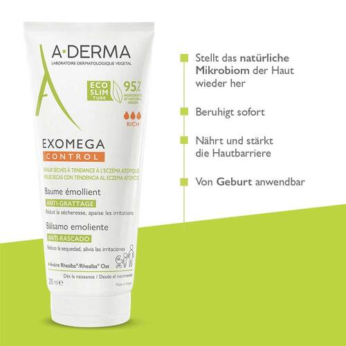 A-Derma Exomega Control Balsam r&uuml;ckfettend - 3