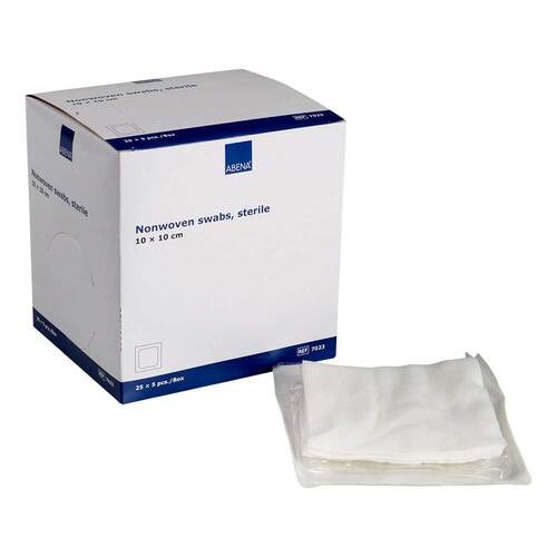 Vlieskompressen 10x10 cm steril 4lagig - 1