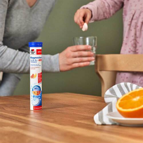 Doppelherz Magnesium 400+B1+B6+B12+Fols&auml;ure Brausetabletten - 2