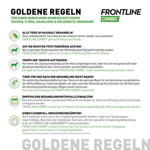 FRONTLINE COMBO gegen Zecken, Fl&ouml;he bei Hunden S (2 -10 kg) - 6