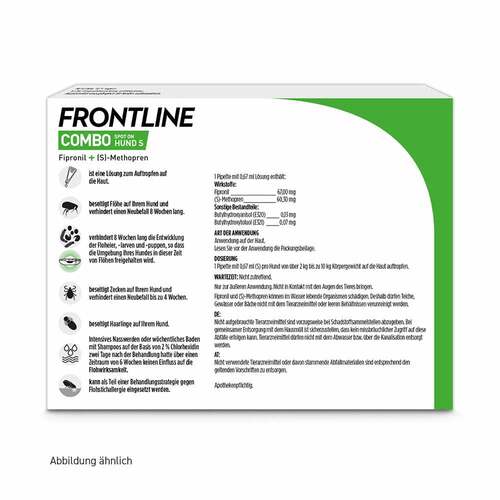 FRONTLINE COMBO gegen Zecken, Fl&ouml;he bei Hunden S (2 -10 kg) - 5