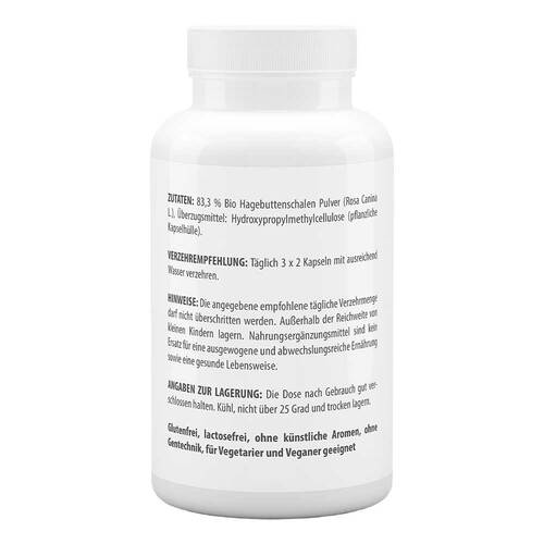 Hagebutte 600 mg Bio Kapseln - 3