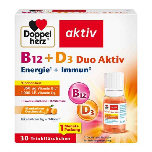 Doppelherz B12 + D3 Duo Aktiv Trinkampullen - 1