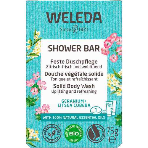 Weleda feste Duschpflege Geranium + Litsea Cubeba - 2